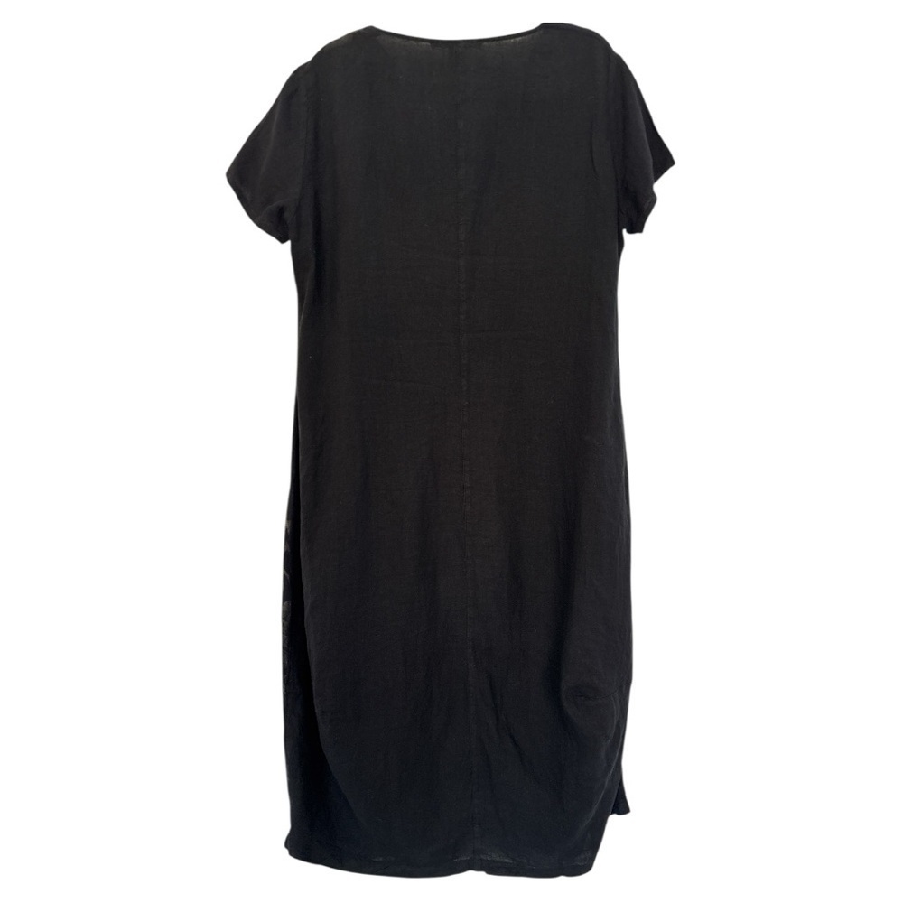 Elemente Clemente Linen Oversized Tunic Midi Lagenlook Dress Size 4 - Picture 10 of 10